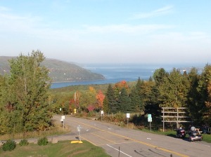 Above Baie St Paul from the information Center