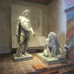 stunning sculpture of the story of Mary Magdelene meeting Jesus at the tomb after the resurrection