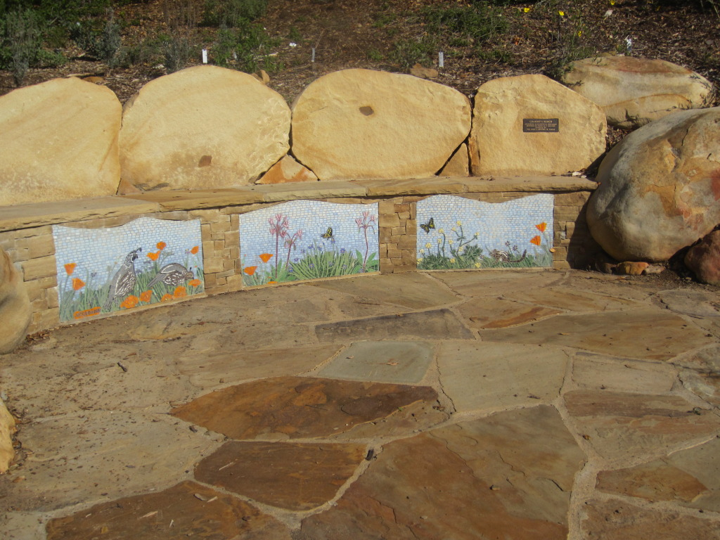 There were memorial benches throughout but I loved this one best as it was labelled Granny's bench