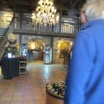 Entrance area for the wine tasting