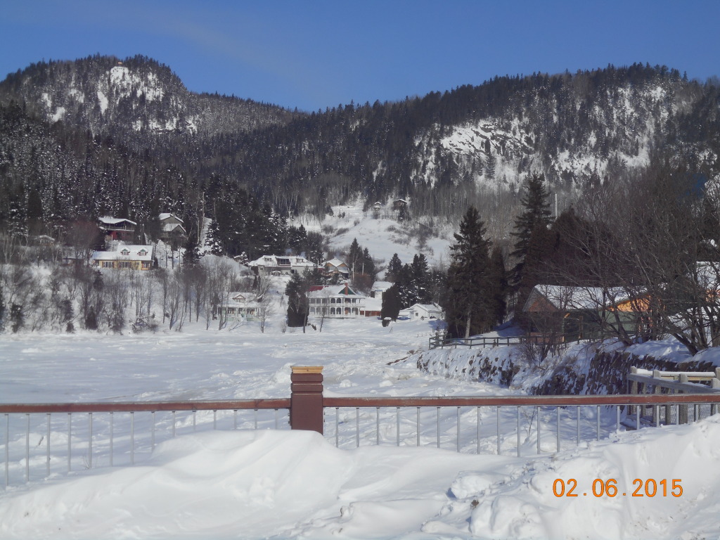 looking into the bay