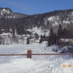 looking into the bay