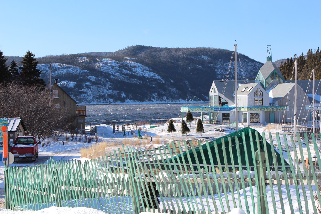 white caps on the Saguenay