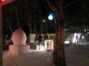 Beautiful ice bar