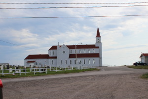 Massive church at Rivière de Tonnerre