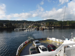 Ferry Saltspring to Crofton Vancouver Island